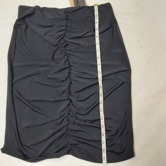 VERO Moda Black Draped Skirt - Picture 8 of 10